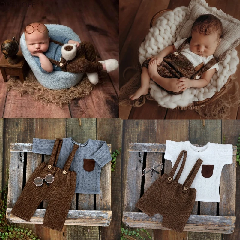 Infant Photography Props Outfit - Neugeborenen Fotografie Requisiten Outfit Baby Junge