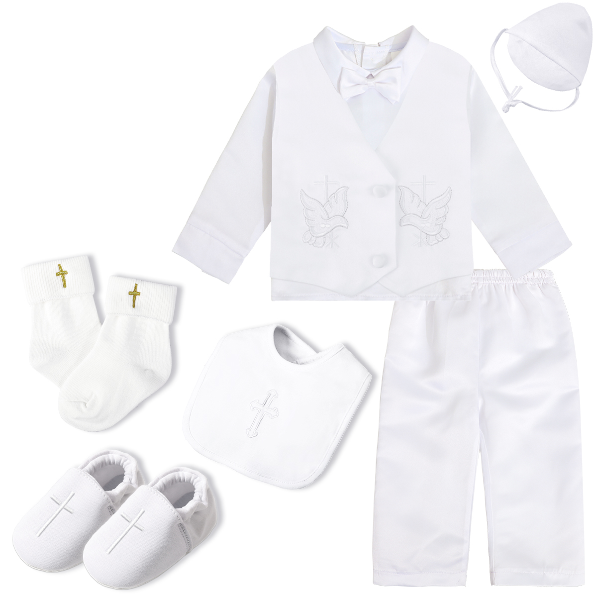 Baby Boy Suit Set Baptism - Baby Jungen Taufe Outfits Infant Hochzeit
