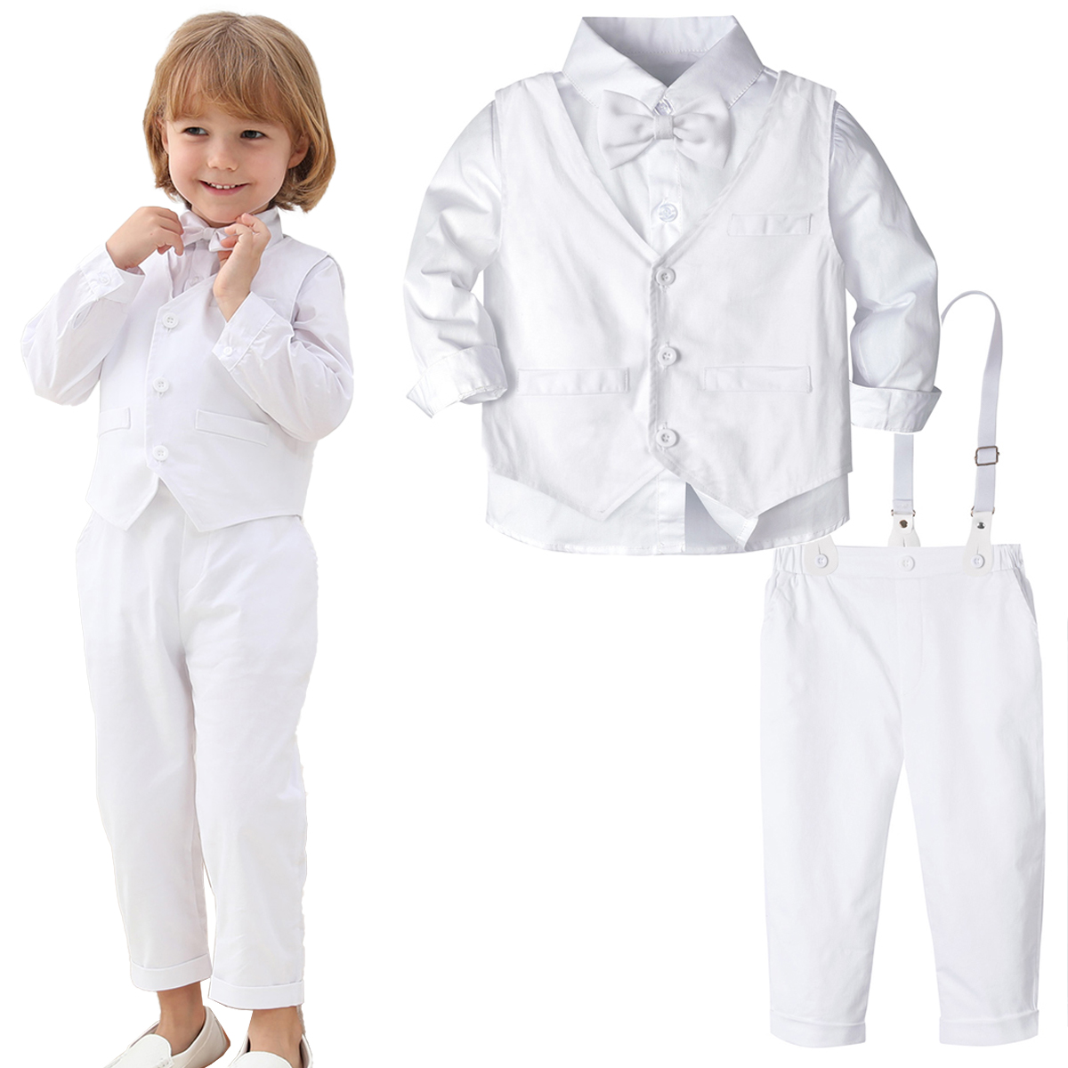 Baby Boy Suit Set Baptism - Baby Tauf Outfit Kleinkind Taufe formale