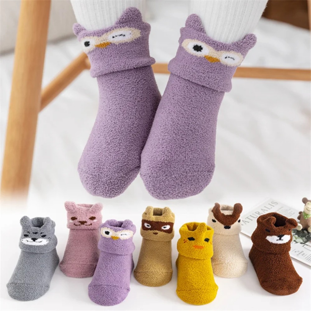 Unisex Baby Socks Non Slip - 1PCS Grau Silikon Non-Slip Baby Socke