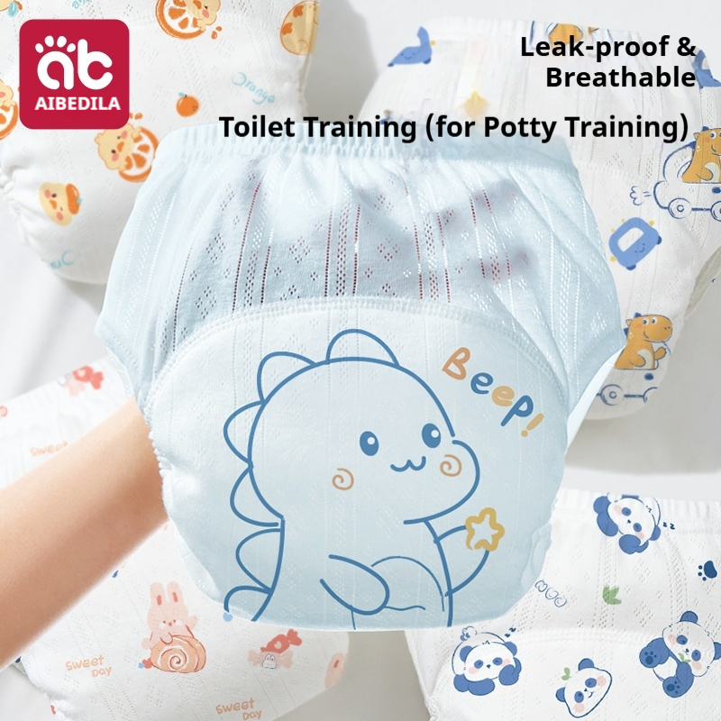 Toddler Training Pants Leak Proof - Sommer-Baby-Töpfchentrainingshosen Waschbare Atmungsaktive Auslaufsichere Wiederverwendbare Windelshorts