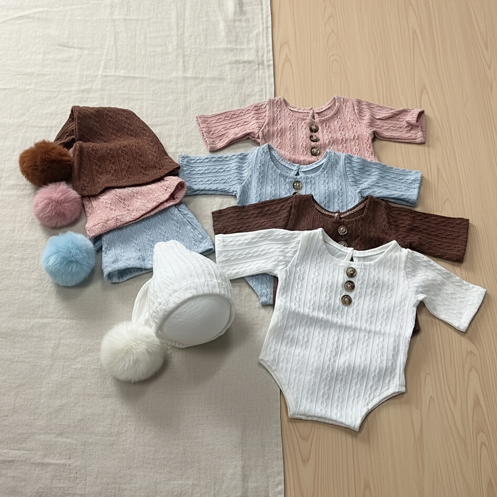 Infant Photography Props Outfit - Neugeborenen Fotografie Requisiten Strampler Lange Schwanz