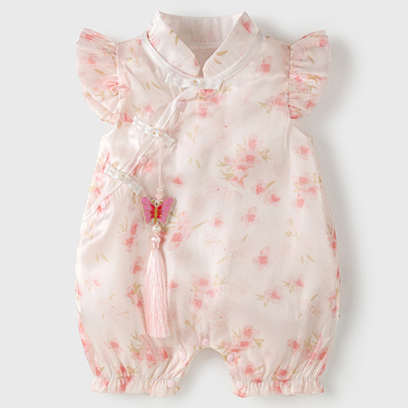 Newborn Baby Girl Romper Floral - Sommer Neugeborene Mädchen Kleidung Mode Chinesischen