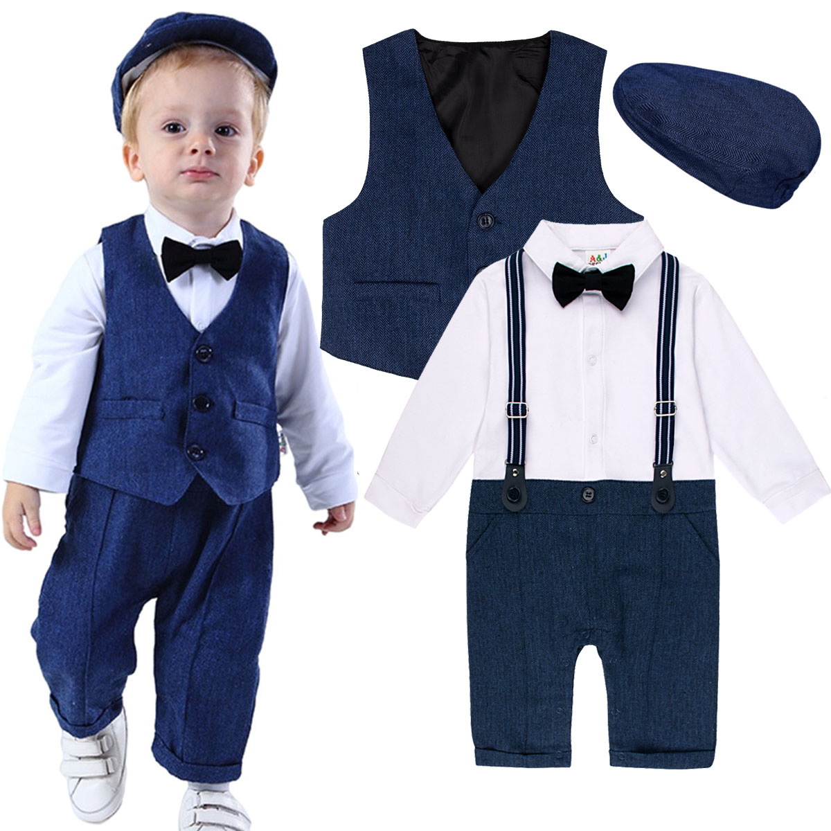 Baby Boy Suit Set Baptism - Baby Jungen Outfit Set Hochzeit Taufanzug