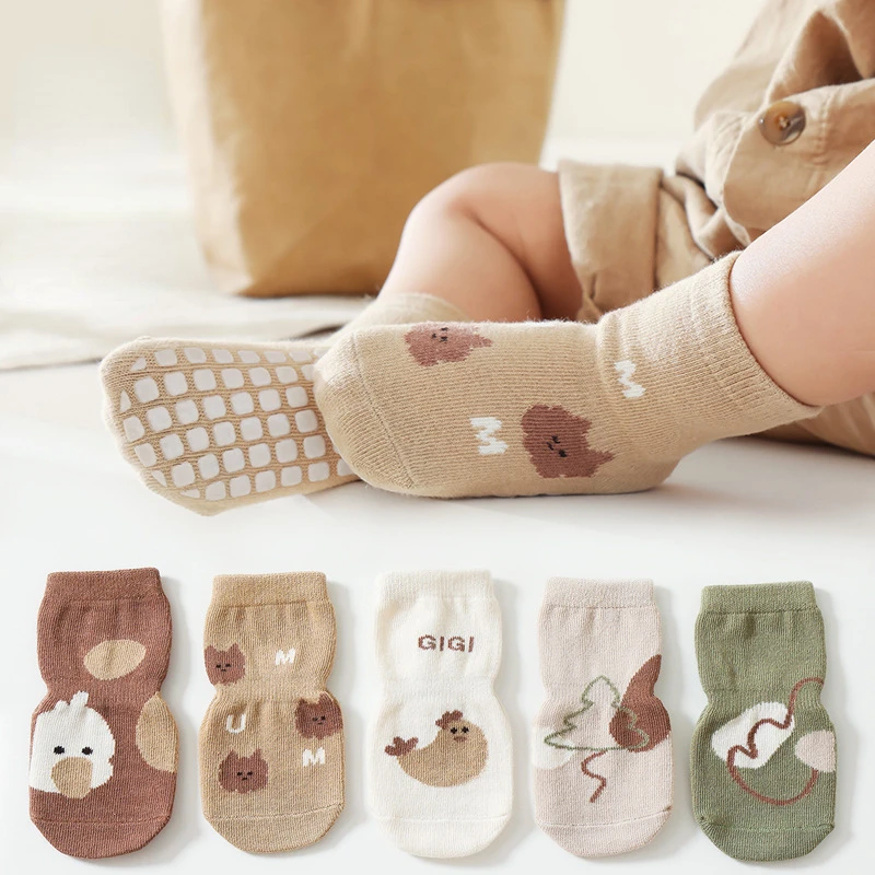Unisex Baby Socks Non Slip - Neue Herbst Winter Kawaii Baby Rohr
