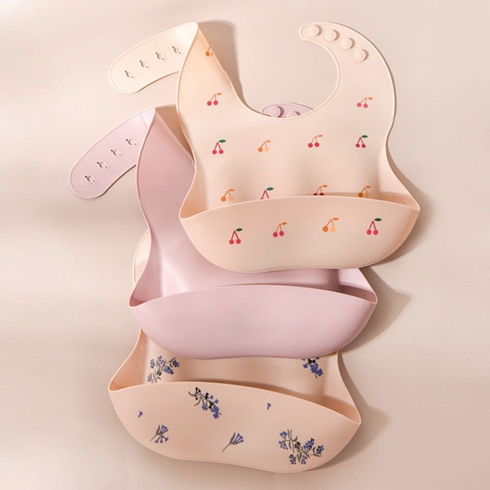 Waterproof Baby Bibs Silicone - Neues Silikon-Baby-Esslätzchen mit verstellbarem Riemen, leichtes