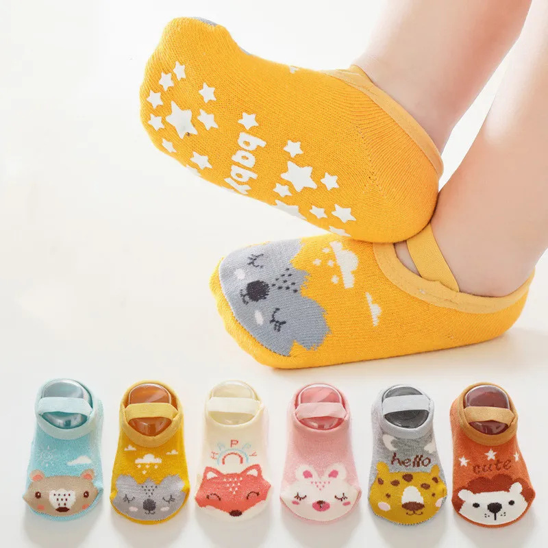 Unisex Baby Socks Non Slip - 0-3Years Neugeborene Baby Mädchen Jungen Socken