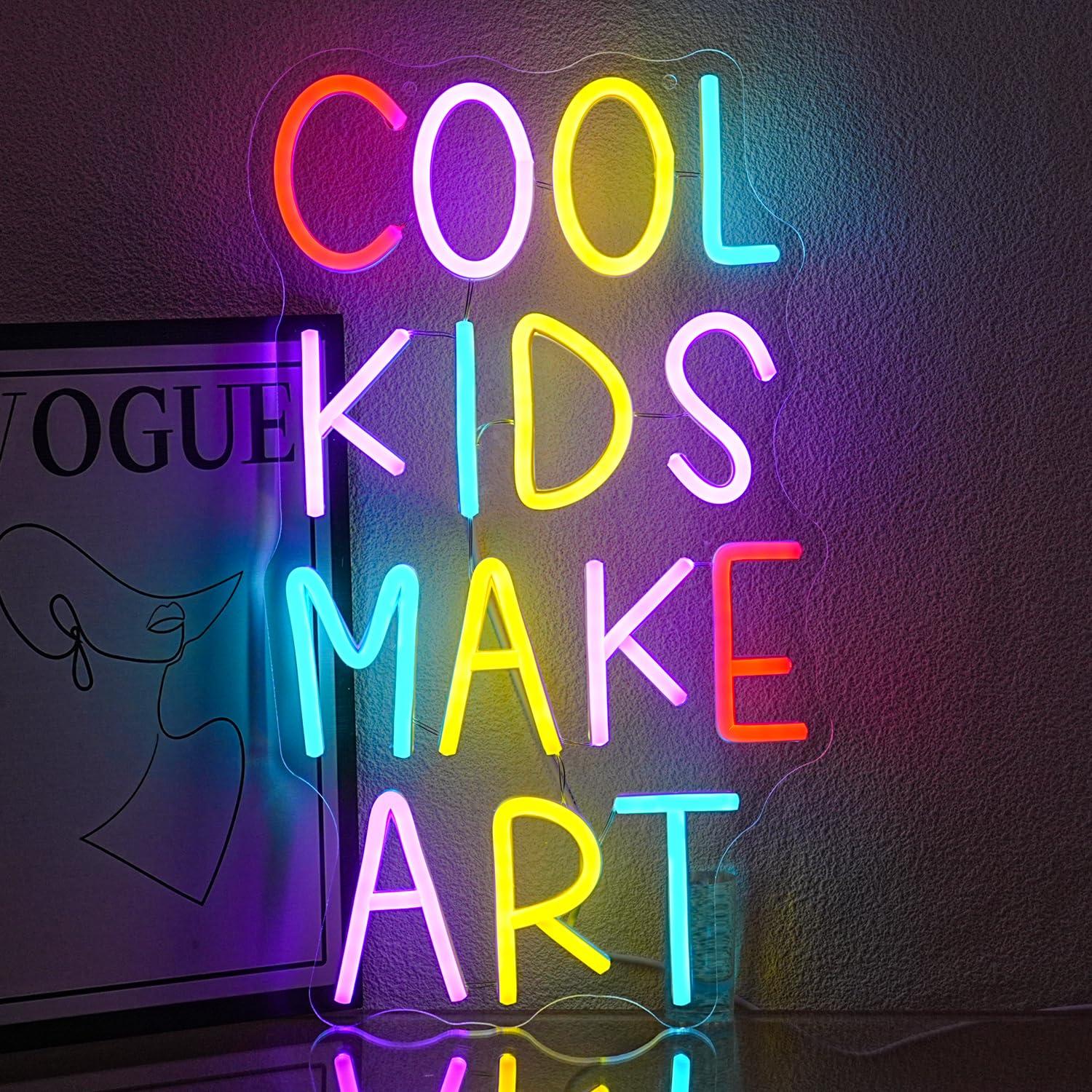 Nursery - Coole Kinder-Kunst-Neonleuchte USB Dimmbare LED-Lampen für