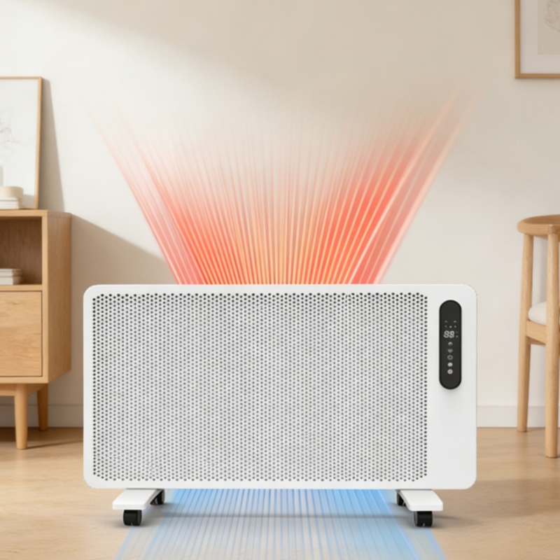 Nursery - Leiser, strahlungsaktiver Graphen-Elektroheizer mit Quarzelementen und
