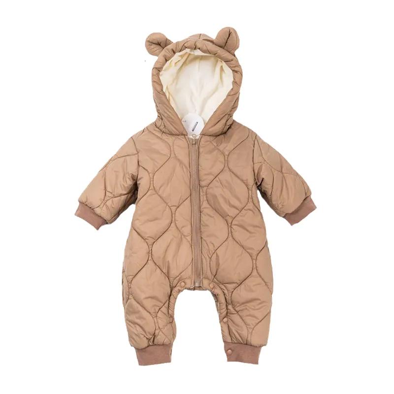 Cotton Baby Onesies Zipper - Neugeborenen Baby Strampler Winter Verdicken Baumwolle