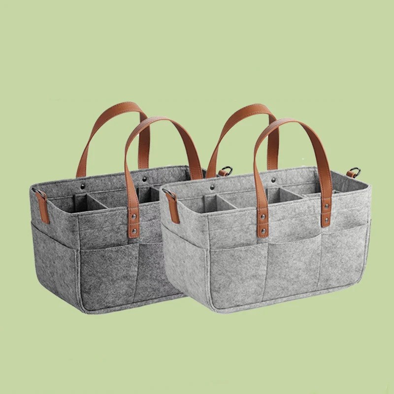 Nursery - Windel-Organizer für das Kinderzimmer, mehrschichtige Filztasche