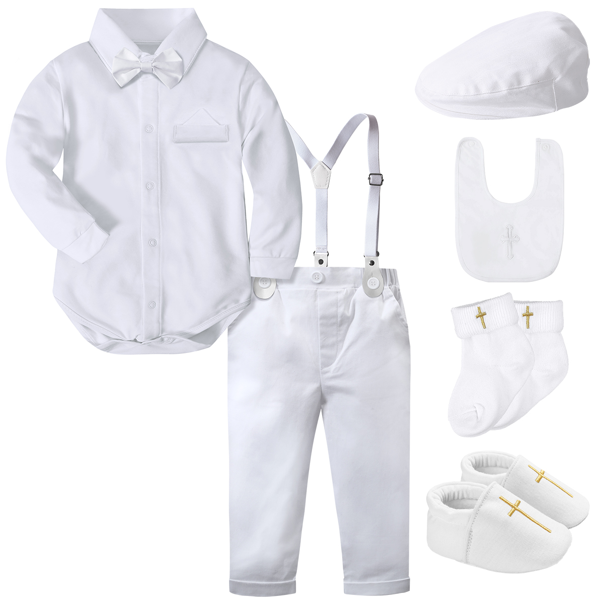 Baby Boy Suit Set Baptism - Baby Taufe Outfit Säugling Taufe Anzug