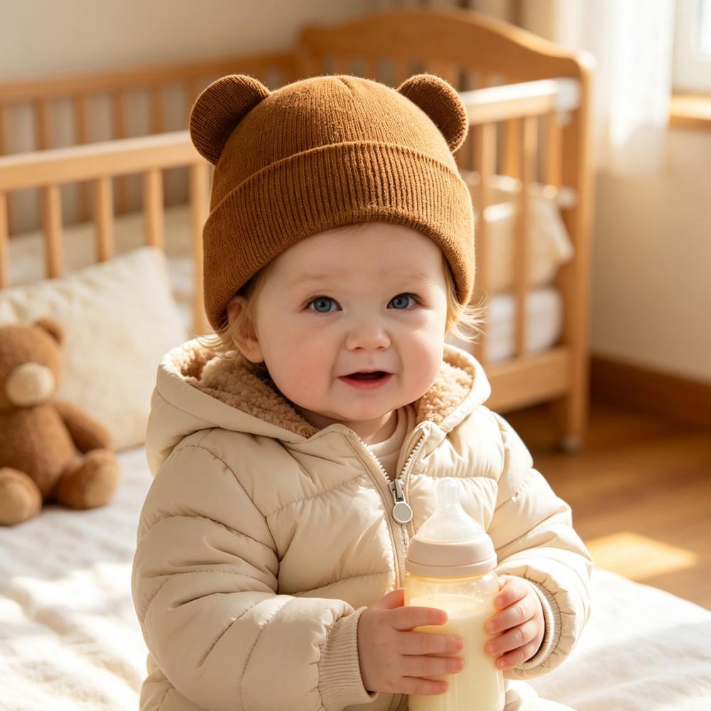 Baby-Wintermütze aus Strick, N – Infant Beanie Hat With Ears Bewertung und Preis