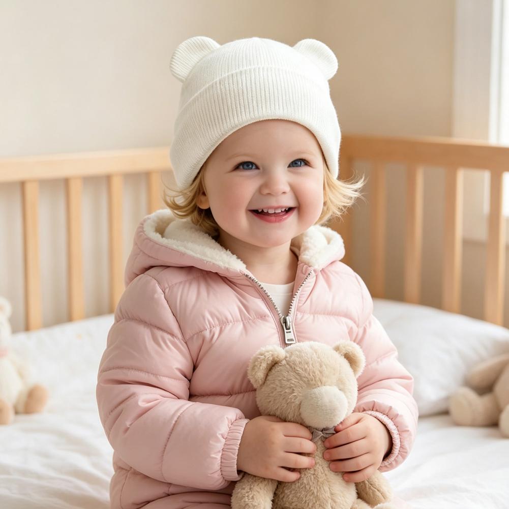 Baby-Wintermütze aus Strick, N – Infant Beanie Hat With Ears Bewertung und Preis