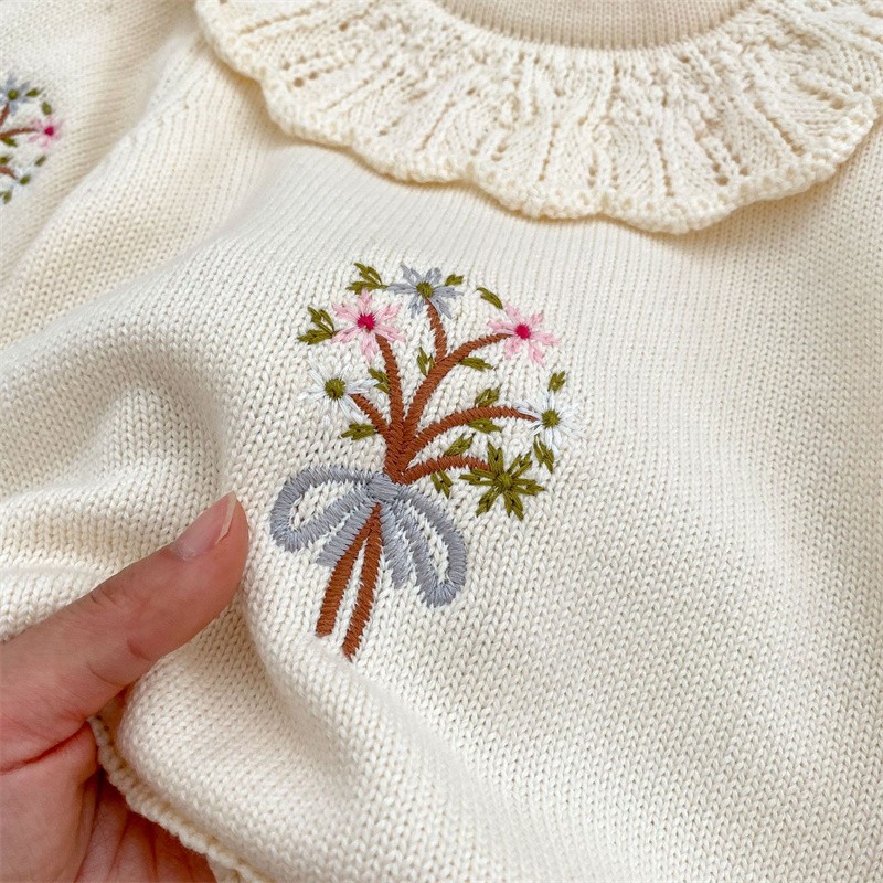 Herbst Neugeborene Strick Stra – Newborn Baby Girl Romper Floral Bewertung und Preis