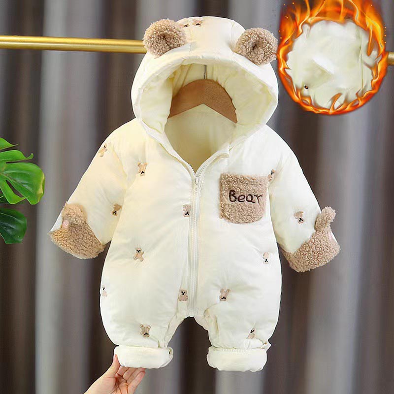 Winter Neugeborenen Baby Stram – Cotton Baby Onesies Zipper Bewertung und Preis