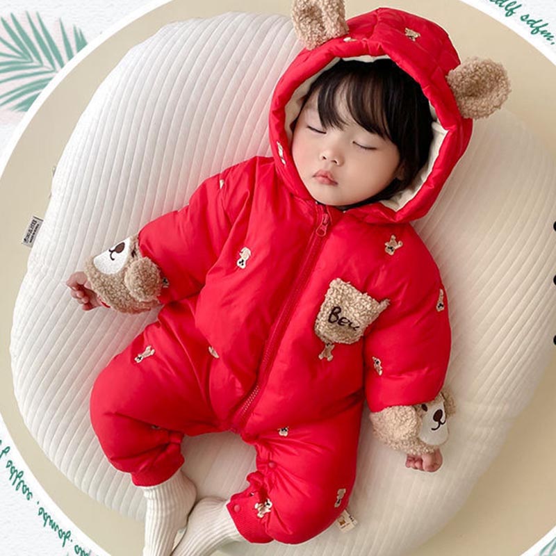 Winter Neugeborenen Baby Stram – Cotton Baby Onesies Zipper Bewertung und Preis