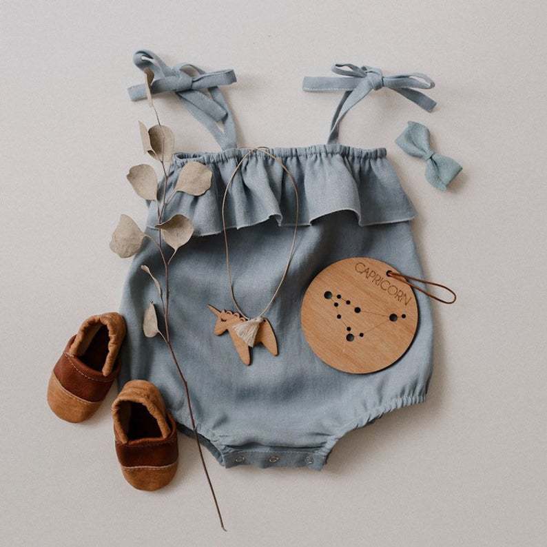 Sommer Baby Mädchen Kleidung R – Baby Summer Linen Sleeveless Jumpsuit Bewertung und Preis