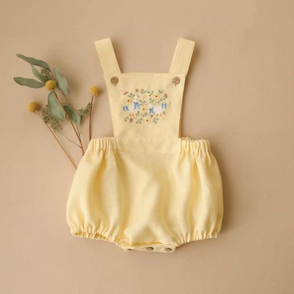 Ländlicher Stil 2026 Sommer Ne – Baby Summer Linen Sleeveless Jumpsuit Bewertung und Preis