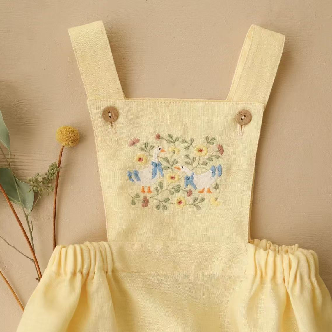 Ländlicher Stil 2026 Sommer Ne – Baby Summer Linen Sleeveless Jumpsuit Bewertung und Preis