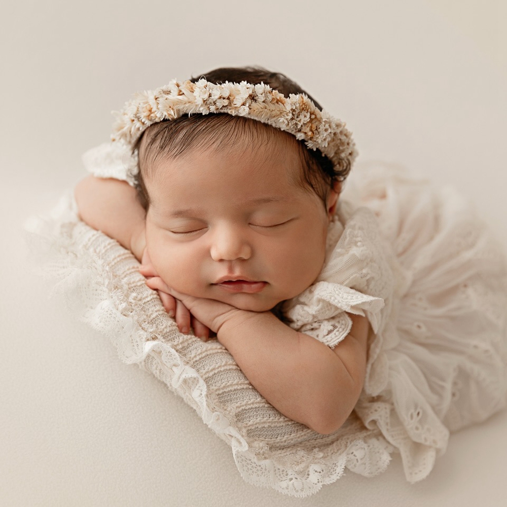 Professionelle Studio-Requisit – Newborn Baby Girl Romper Floral Bewertung und Preis