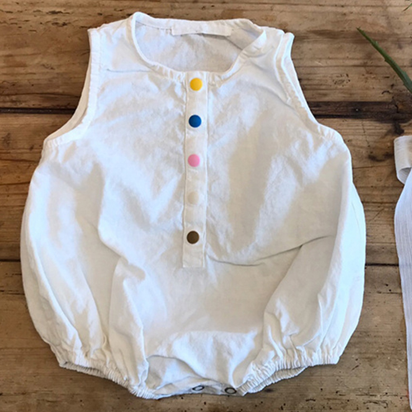 Leinen Baumwolle Jungen Stram  – Baby Summer Linen Sleeveless Jumpsuit Bewertung und Preis