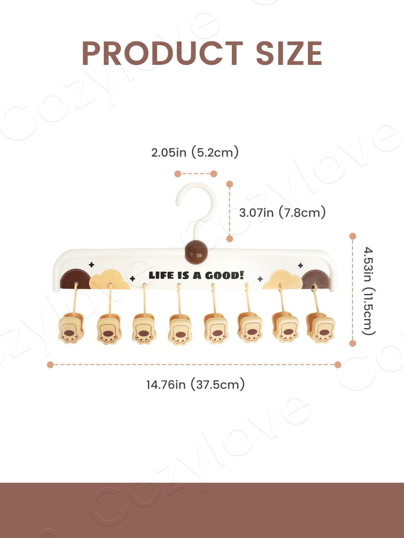 Niedlicher 8-Clip-Sockenhalter – Baby Clothes Bewertung und Preis