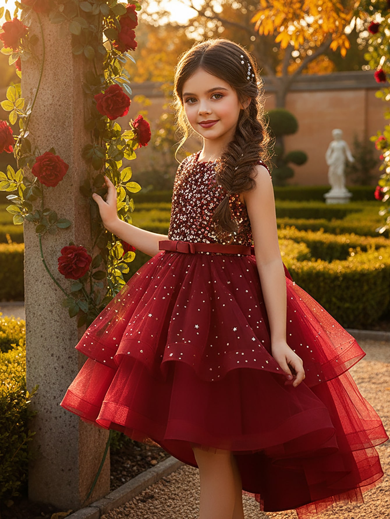Baby Mädchen Prinzessin Blumen – Toddler Girl Tulle Party Dress Bewertung und Preis