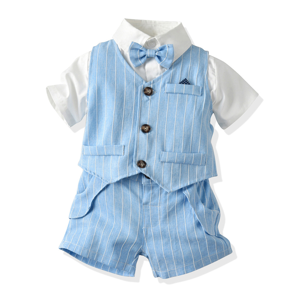 Kleinkind Britisches Gentleman – Baby Boy Suit Set Baptism Bewertung und Preis