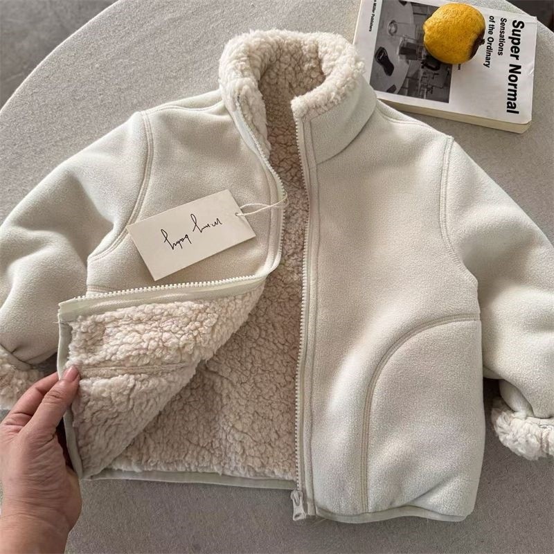 Modische Kunstpelzjacke für Ba – Toddler Boy Winter Fleece Jacket Bewertung und Preis