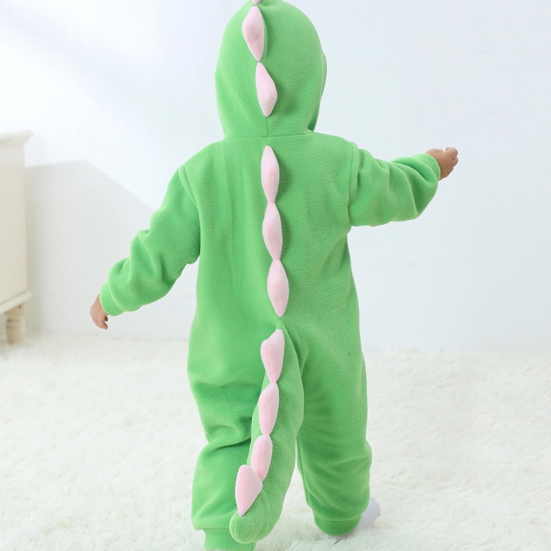 Neugeborenen Baby Grüner Dinos – Cotton Baby Onesies Zipper Bewertung und Preis