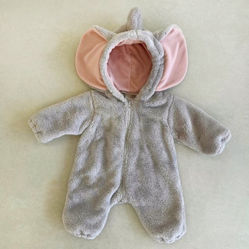 Entzückender Elefanten-Onesie  – Cotton Baby Onesies Zipper Bewertung und Preis