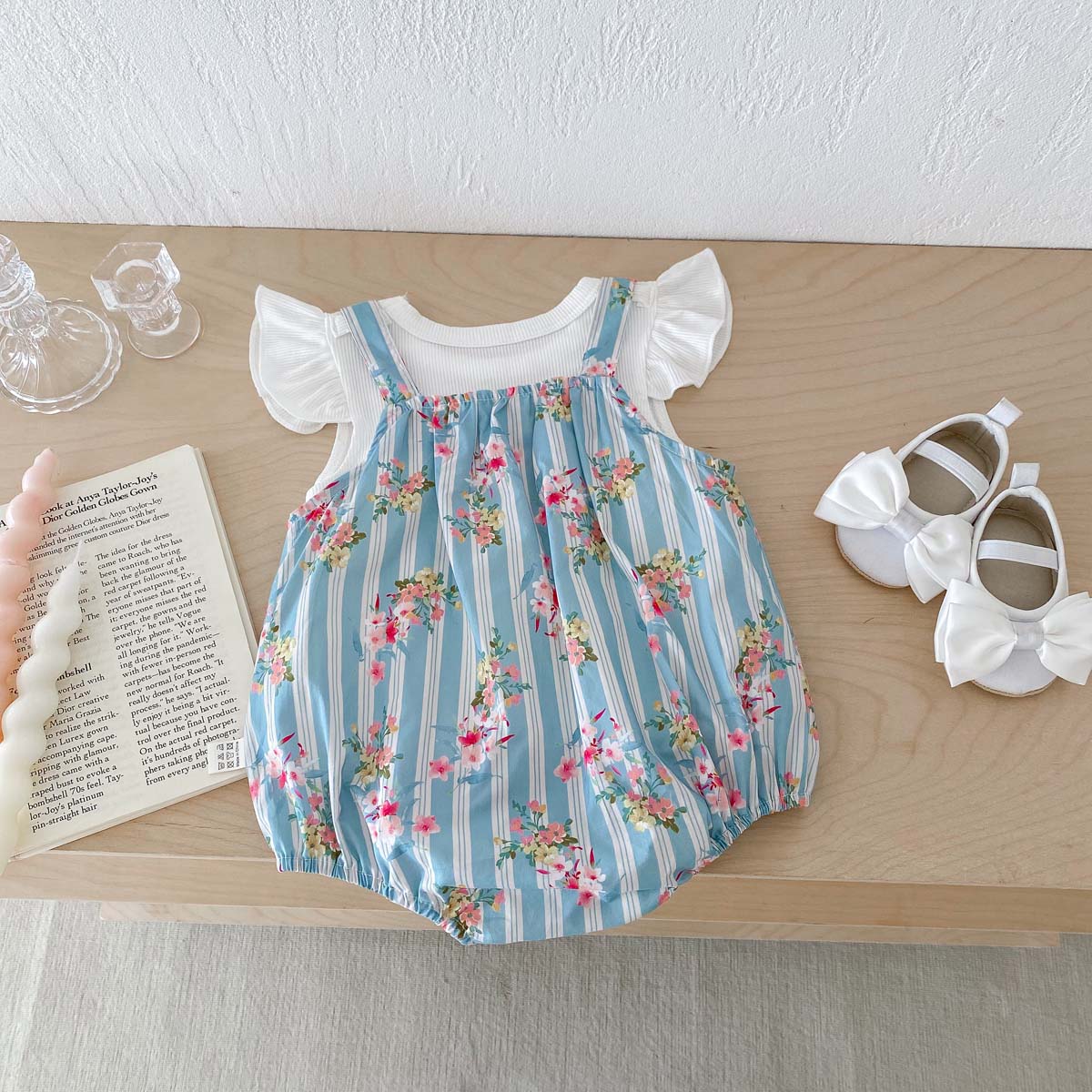 2PCS Neugeborene Kleidung Baby – Newborn Baby Girl Romper Floral Bewertung und Preis