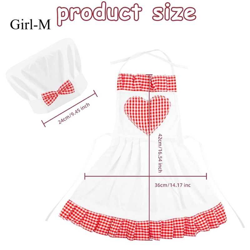 Rote Gingham-Baby-Kochkostüme  – Infant Photography Props Outfit Bewertung und Preis