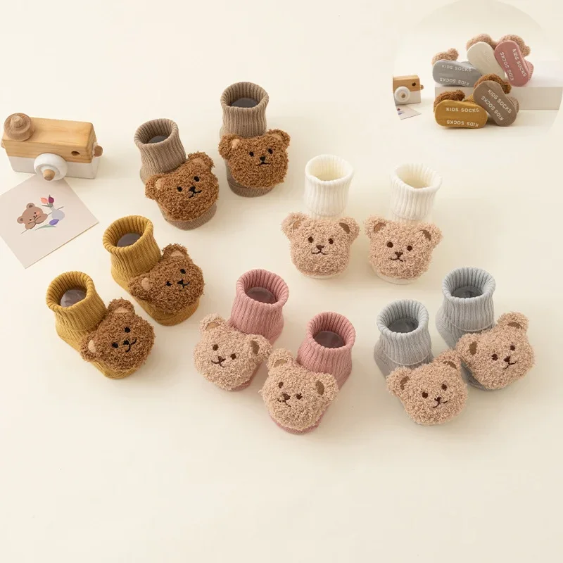 Warme Babys ocke süße Cartoon- – Unisex Baby Socks Non Slip Bewertung und Preis