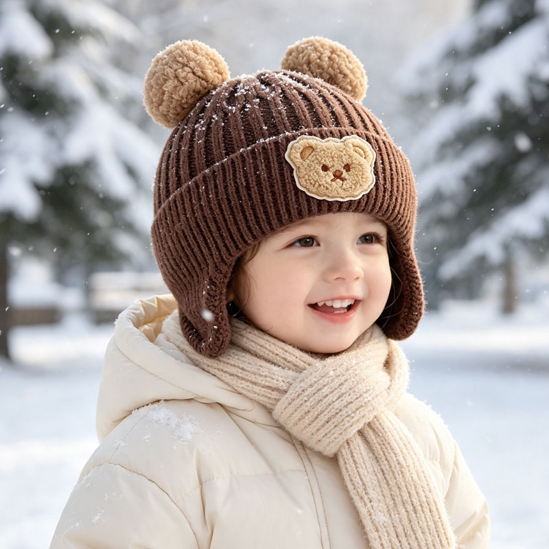 1-10 Stück Baby Bärenohren Str – Infant Beanie Hat With Ears Bewertung und Preis