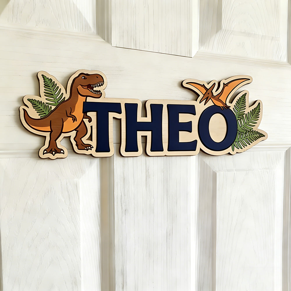 Personalisiertes Dinosaurier-N – Nursery Bewertung und Preis