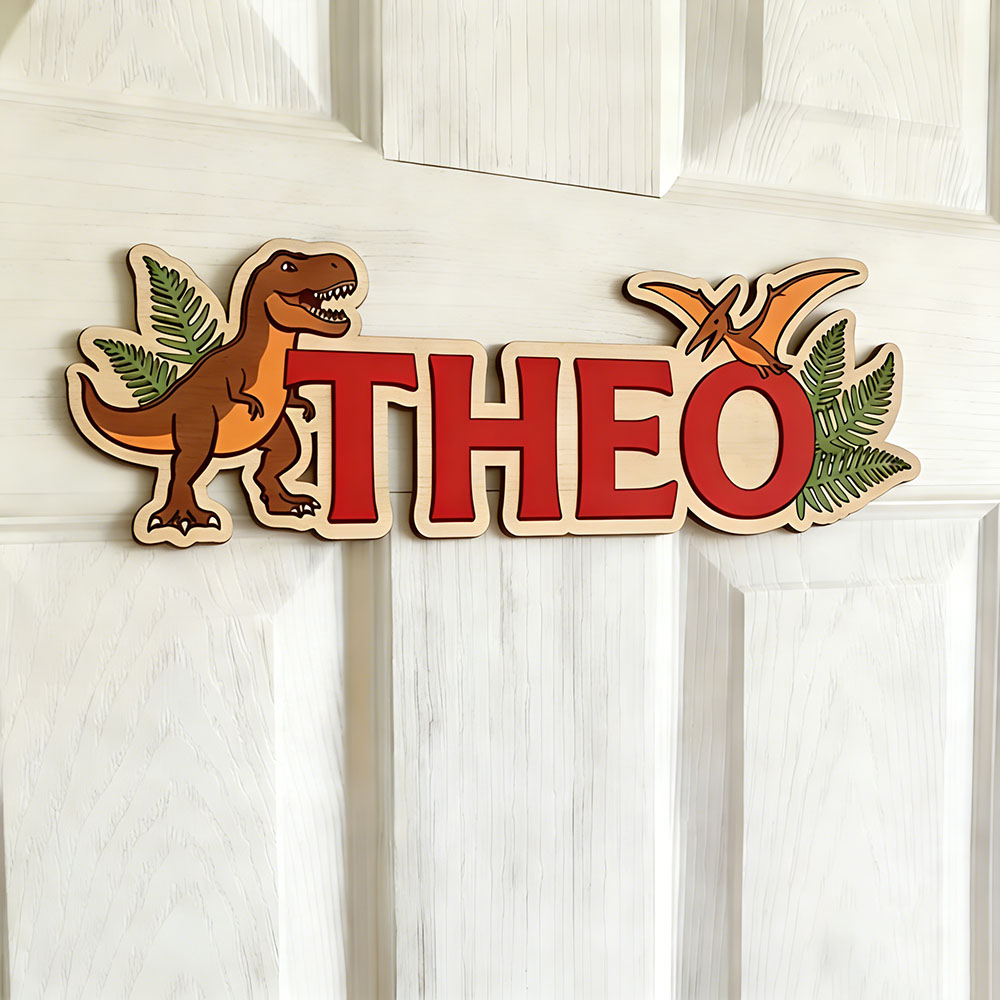 Personalisiertes Dinosaurier-N – Nursery Bewertung und Preis
