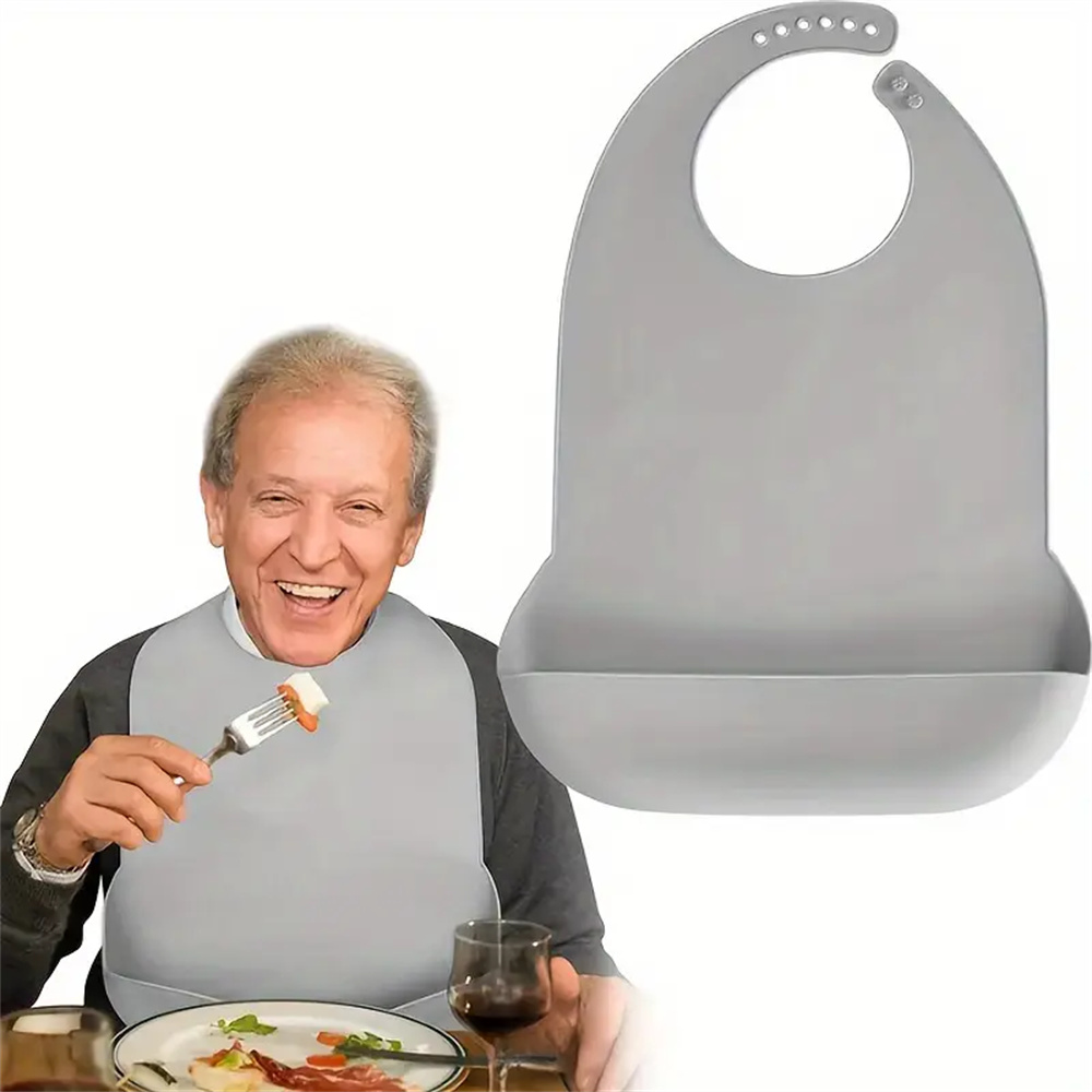 Große Silikon-Lätzchen für Erw – Waterproof Baby Bibs Silicone Bewertung und Preis
