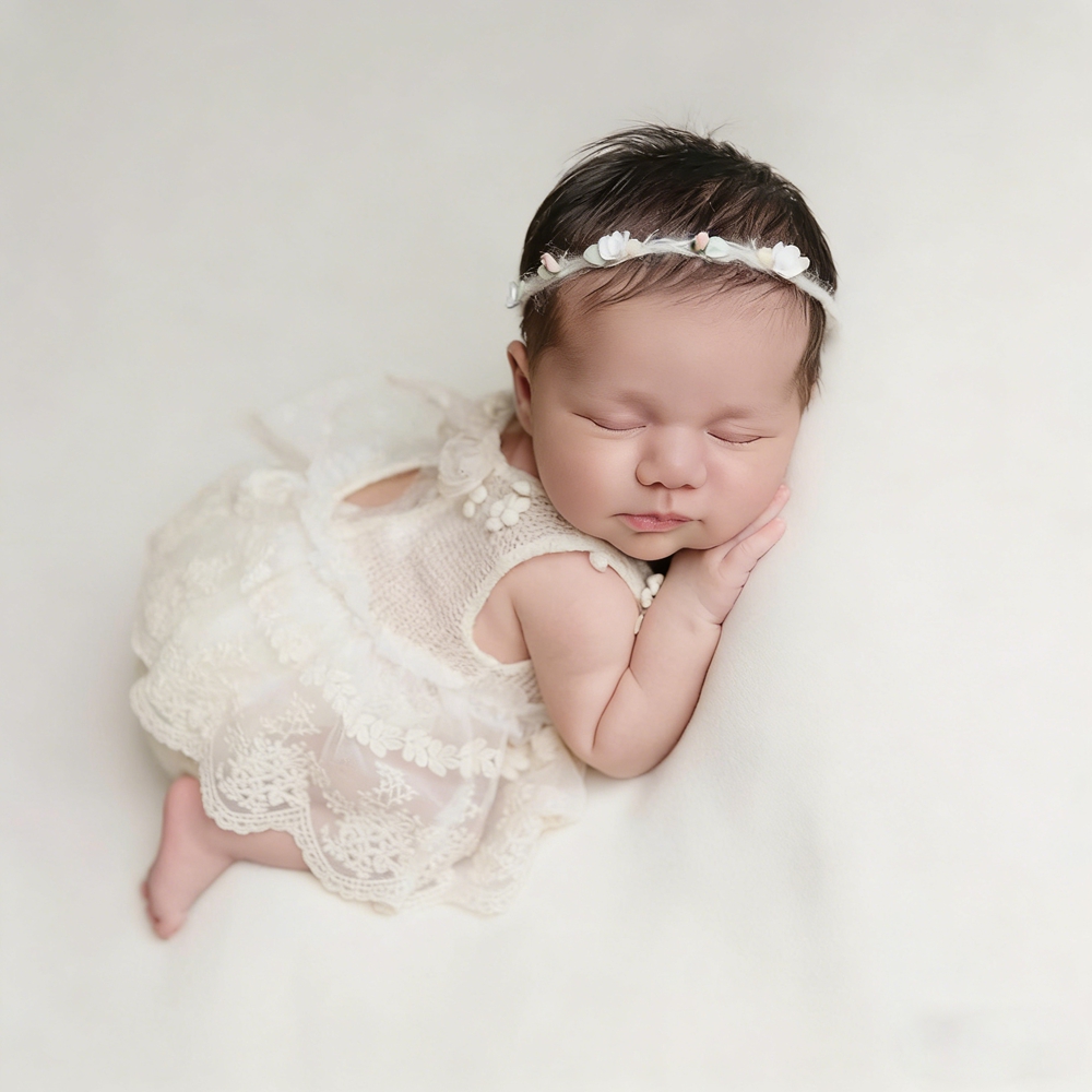 Baby-Foto-Outfits Neugeborenen – Newborn Baby Girl Romper Floral Bewertung und Preis
