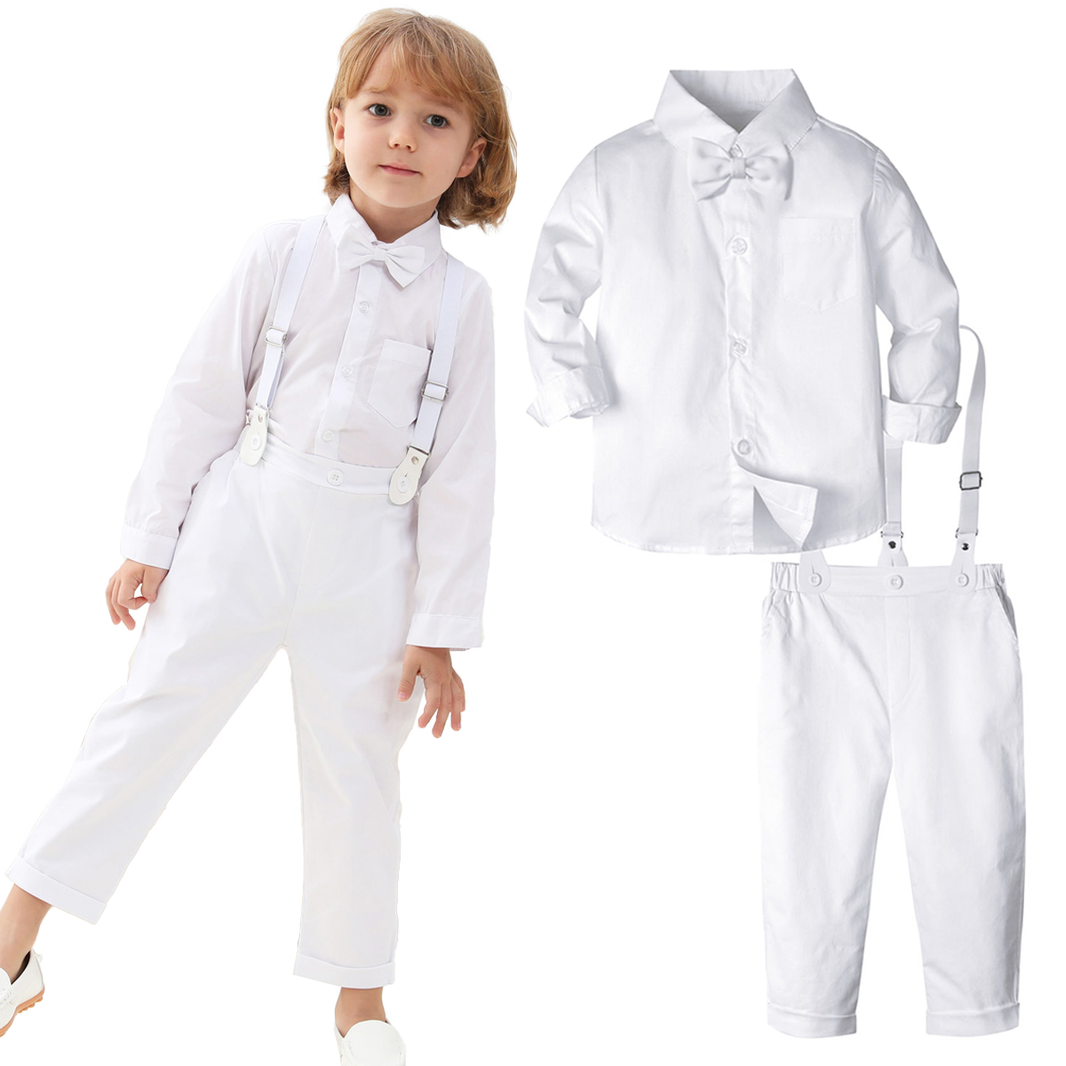 Kleinkind Taufe Outfits für Ju – Baby Boy Suit Set Baptism Bewertung und Preis