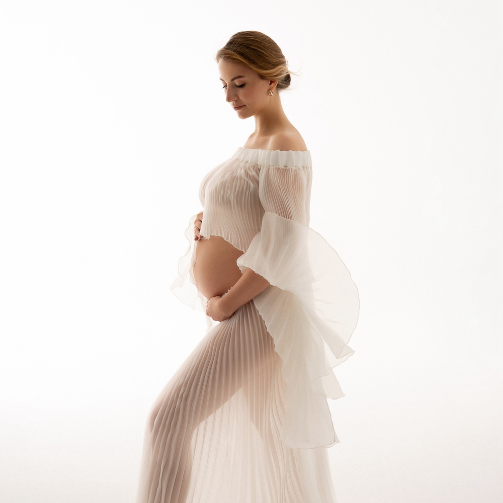 Plissierte Umstandskleider für – Maternity Wear Bewertung und Preis