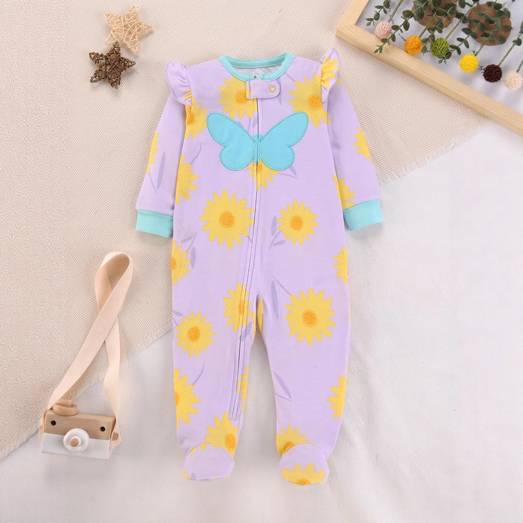 Neugeborenen Baby Reiner Baumw – Cotton Baby Onesies Zipper Bewertung und Preis
