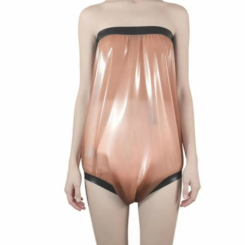 Transparente rosa Gummi-Shorts – Diapering Bewertung und Preis