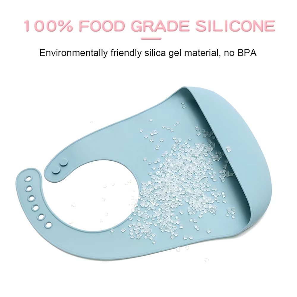 1 Stück Lebensmittelqualität S – Waterproof Baby Bibs Silicone Bewertung und Preis