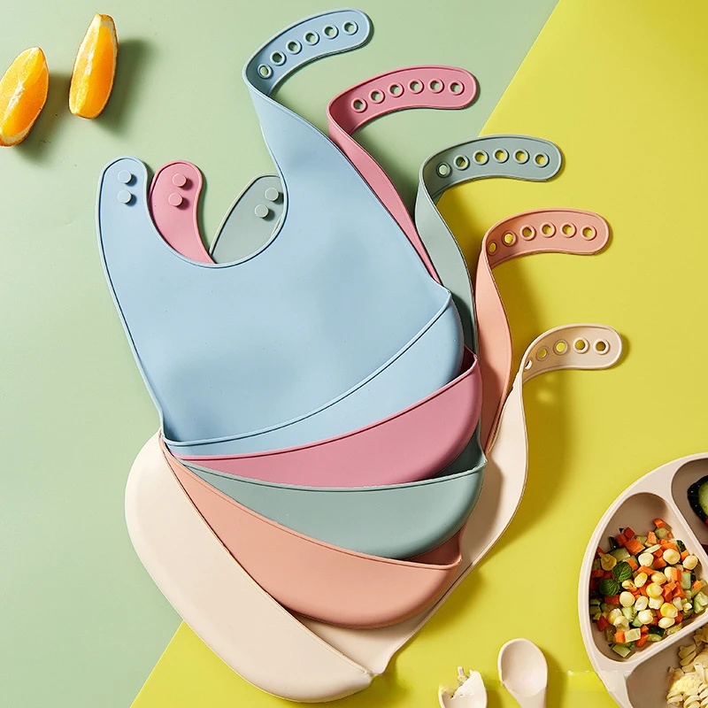 1-5 Stück Baby-Silikon-Lätzche – Waterproof Baby Bibs Silicone Bewertung und Preis