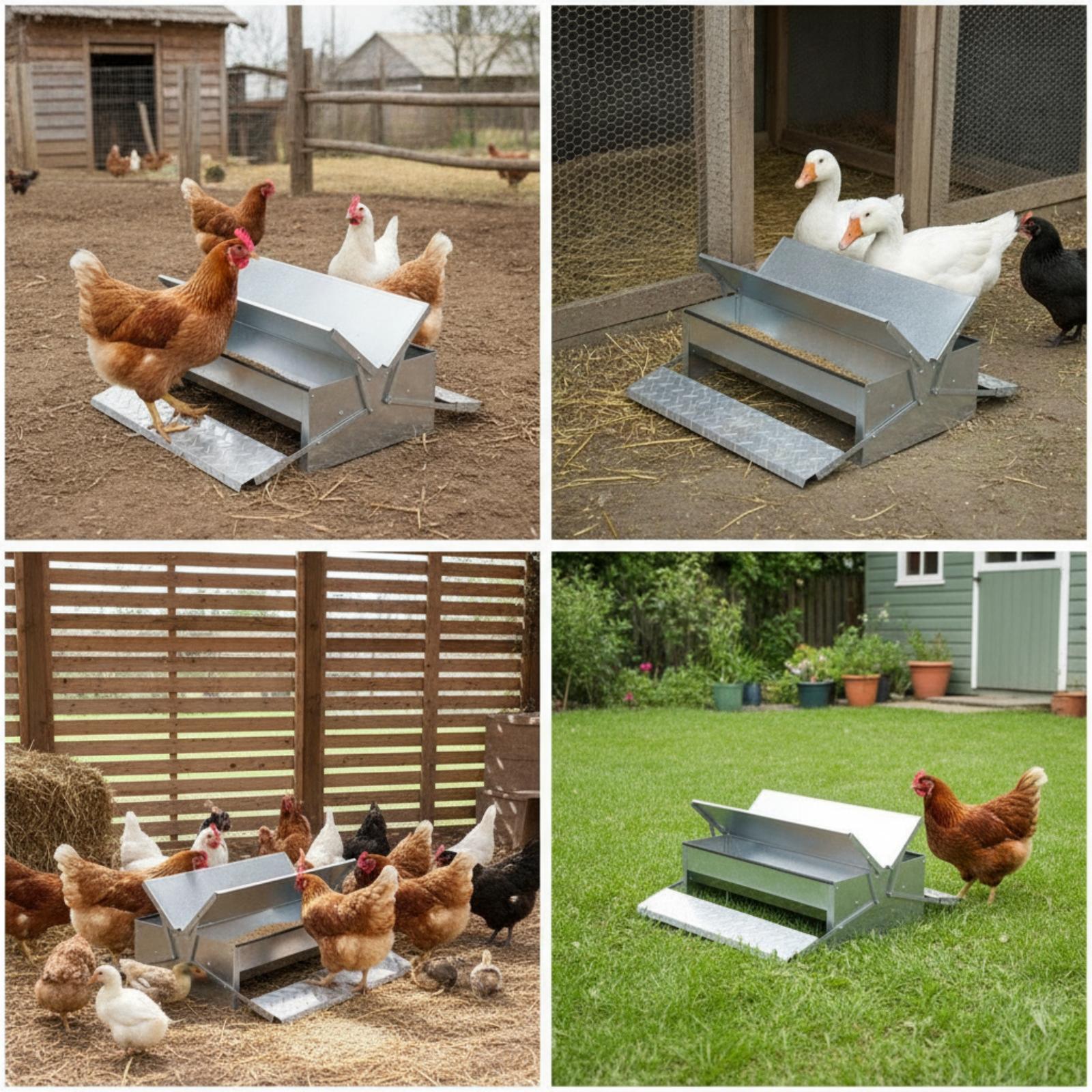 Automatischer Geflügelfuttertr – Feeding Bewertung und Preis