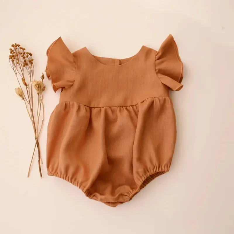 0-24m Leinen Baumwolle Neugebo – Baby Summer Linen Sleeveless Jumpsuit Bewertung und Preis