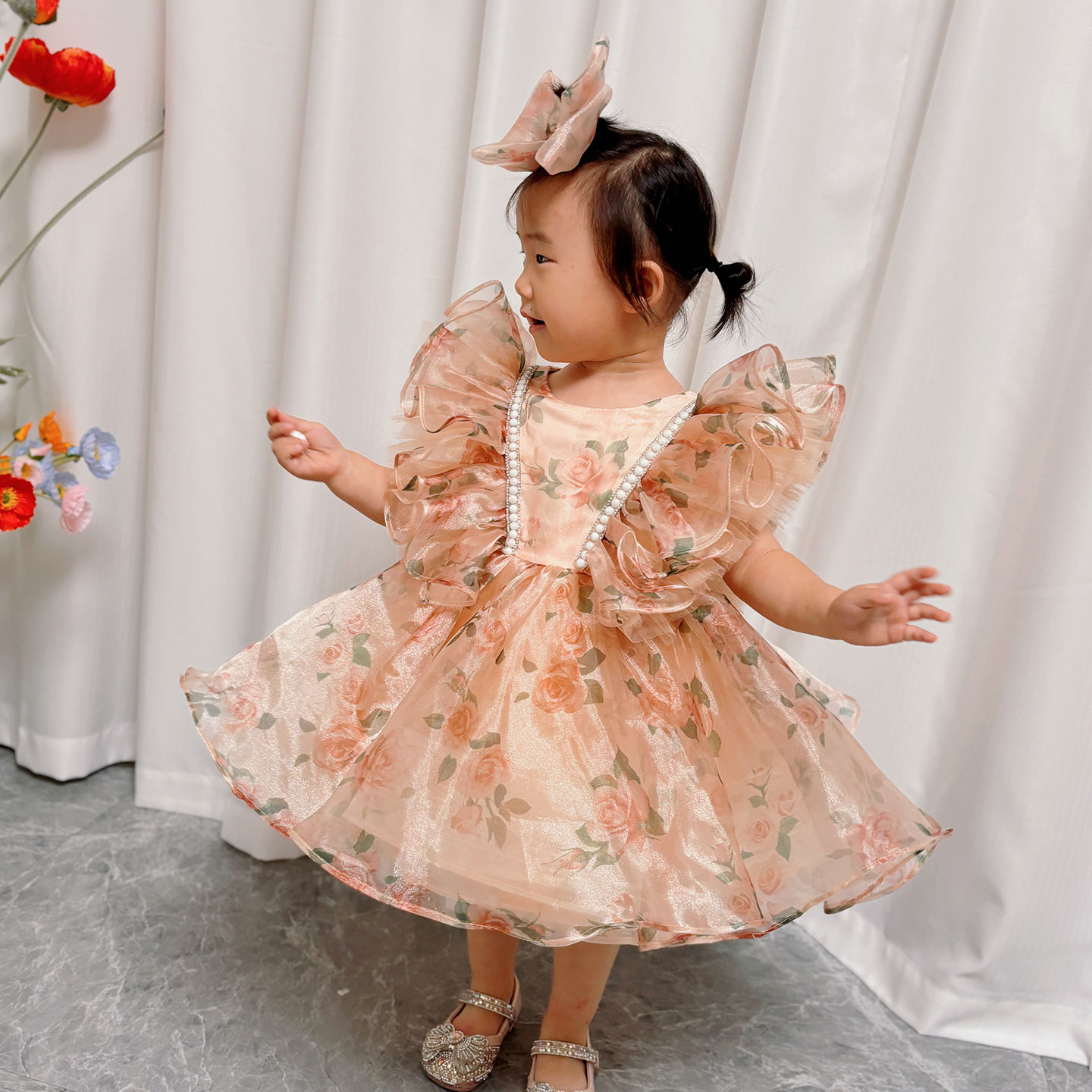 Dreamy Vow J225 Atemberaubende – Toddler Girl Tulle Party Dress Bewertung und Preis