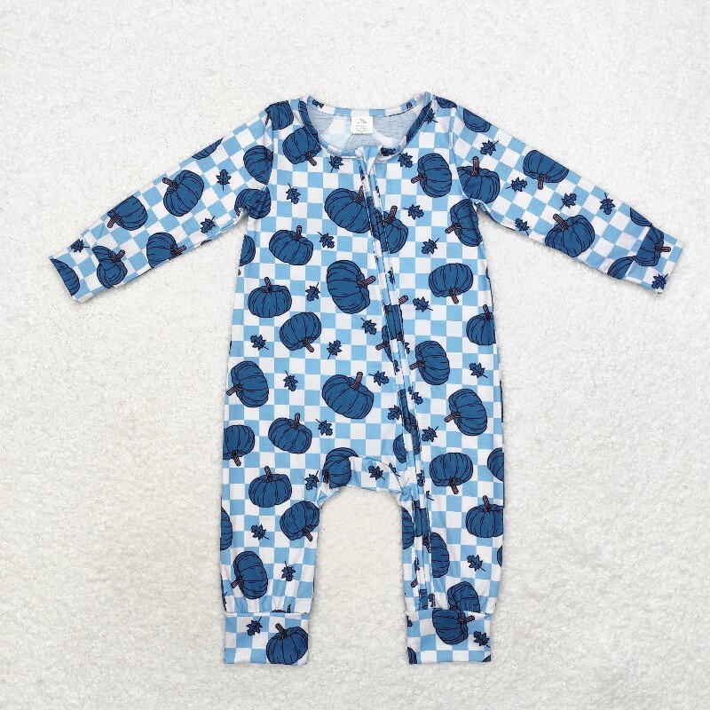 8,21 Bambus Fly Blue Kürbis Bl – Cotton Baby Onesies Zipper Bewertung und Preis